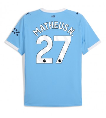 Manchester City Matheus Nunes #27 Hjemmebanetrøje 2025-26 Kortærmet